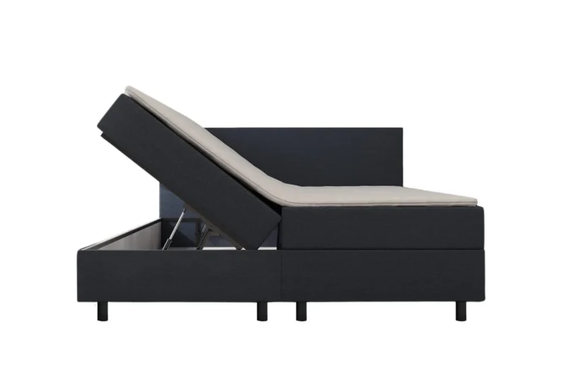 Boxspring Donkerblauw Opbergruimte 7-zones Pocketvering