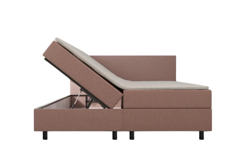Boxspring Oud Roze met opbergruimte 160 x210 Compleet