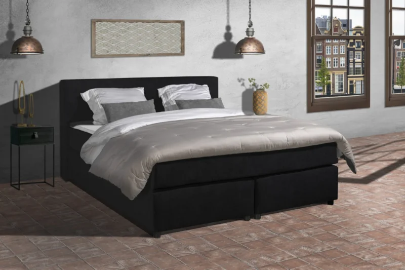 Mörgenn Boxspring Parga - Pocketvering - Complete set 90x200 - Afbeelding 2