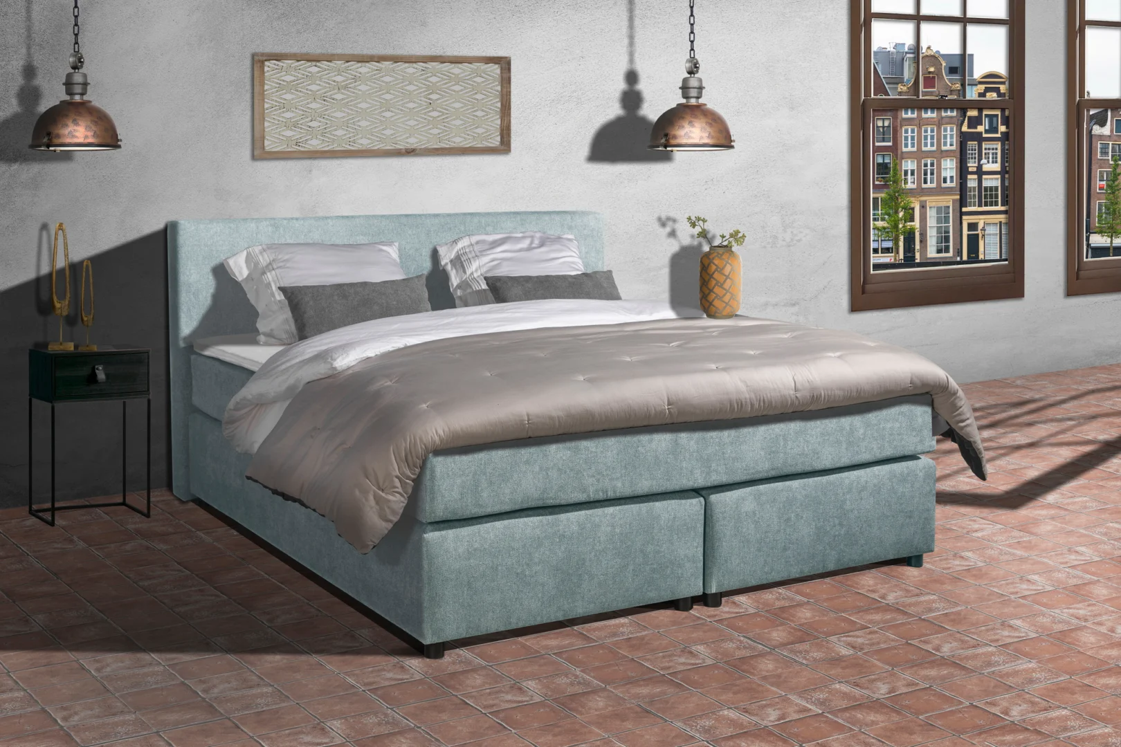 Mörgenn Boxspring Parga - Pocketvering - Complete set 180x220 - Afbeelding 2