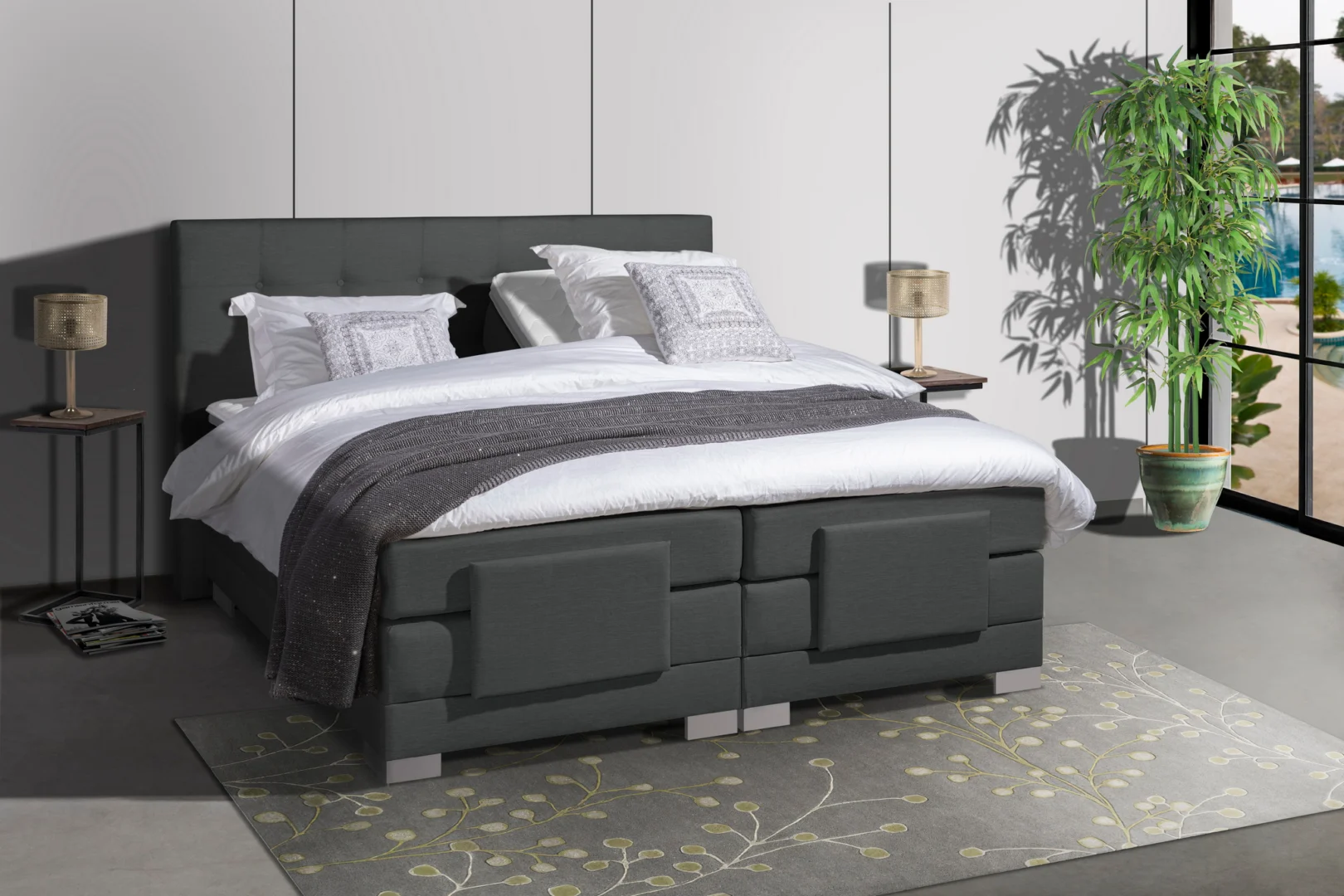 Elektrische Boxspring Nauplion - Complete set incl. montage 160x200 - Afbeelding 4