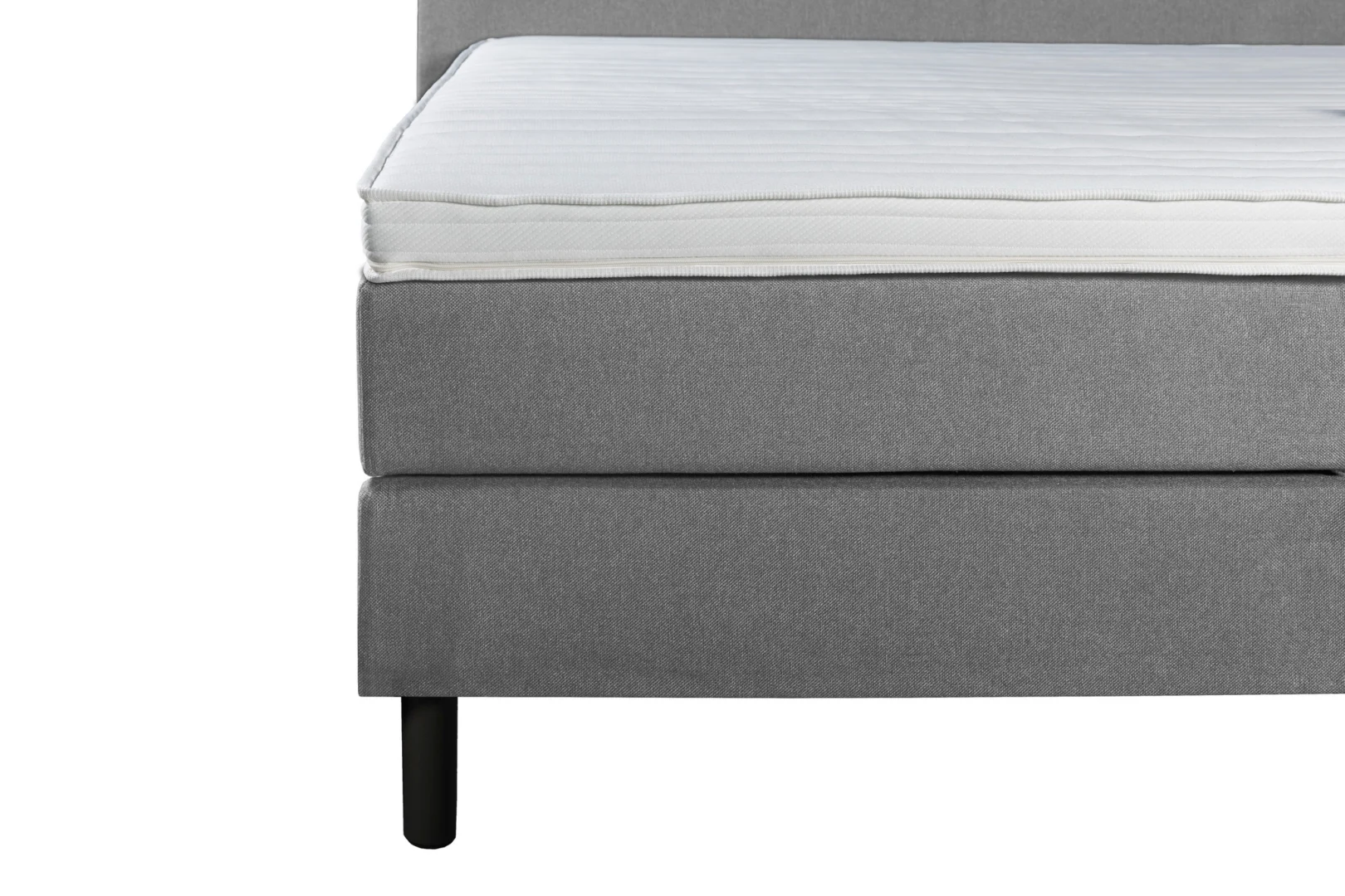 Boxspring Grijs 140 x200 7-zone pocketvering + HR-topper - Afbeelding 3