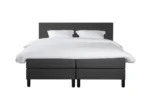 Boxspring Antraciet 7-zone pocketvering 140 x200 met topper