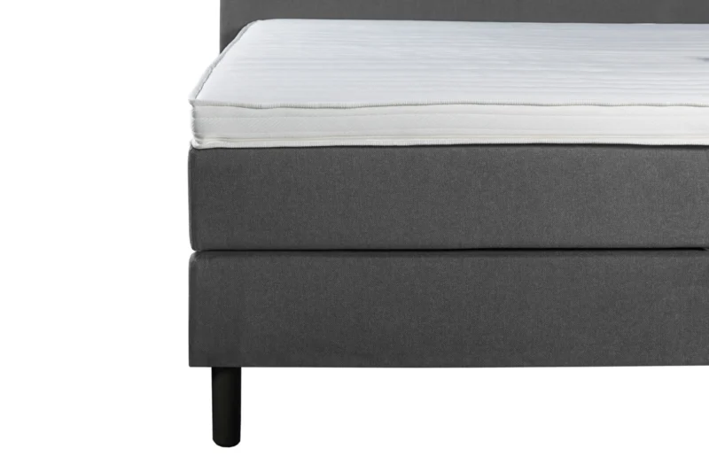 Boxspring Antraciet 7-zone pocketvering 140 x200 met topper - Afbeelding 3