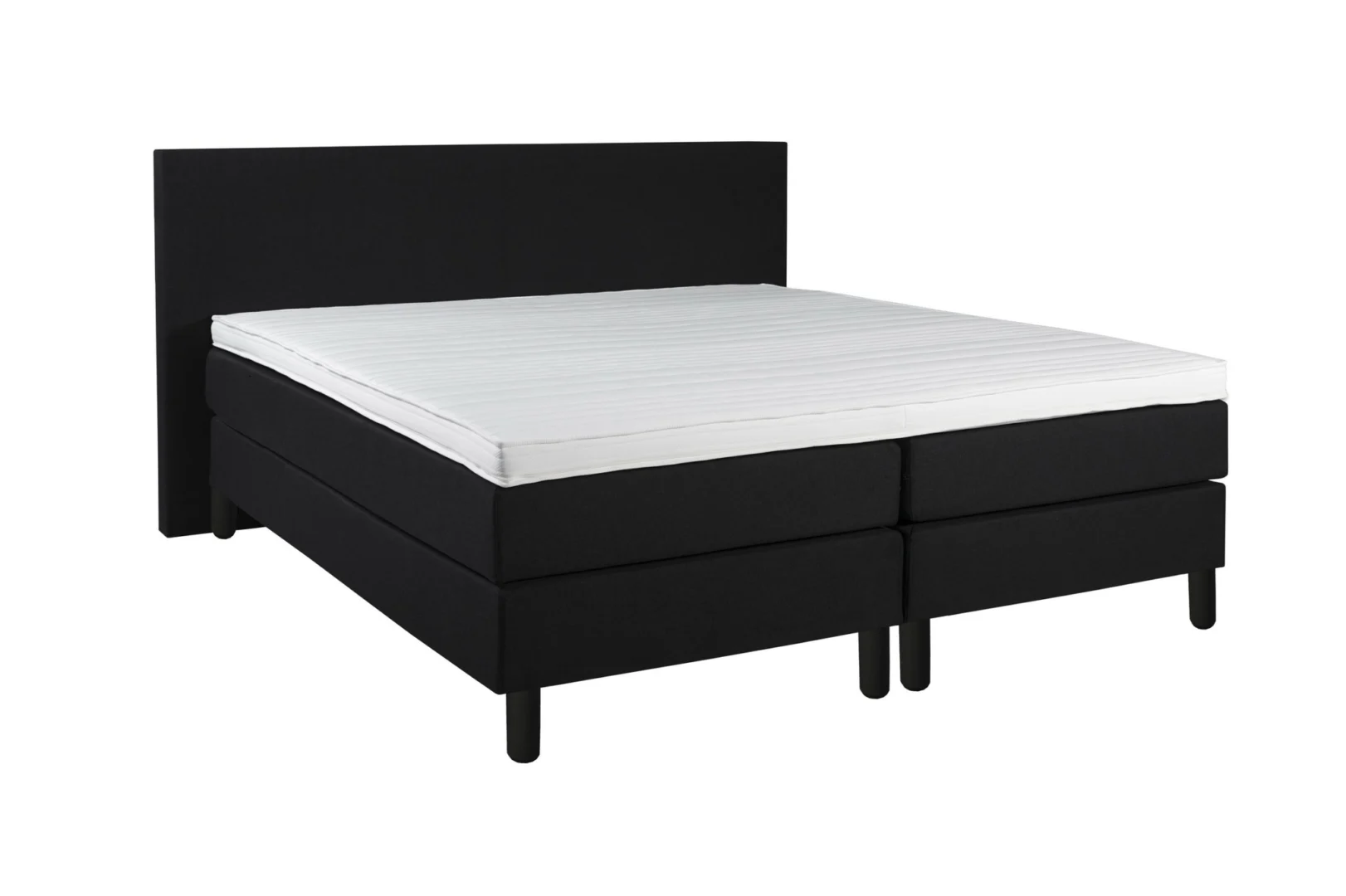 Boxspring Zwart 180 x200 7-zone pocketvering + topper Milos - Afbeelding 2