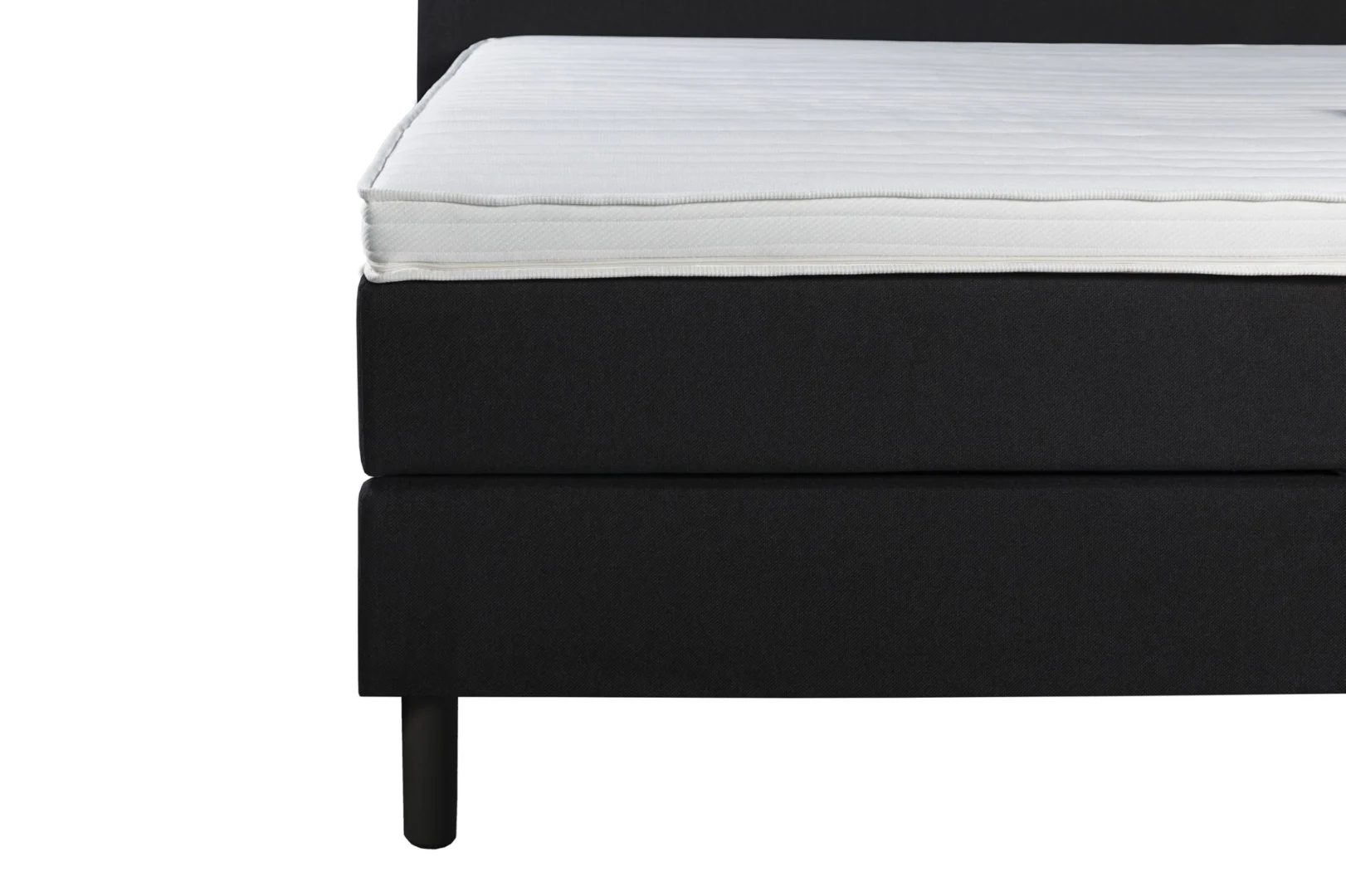 Boxspring Zwart 180 x200 7-zone pocketvering + topper Milos - Afbeelding 3