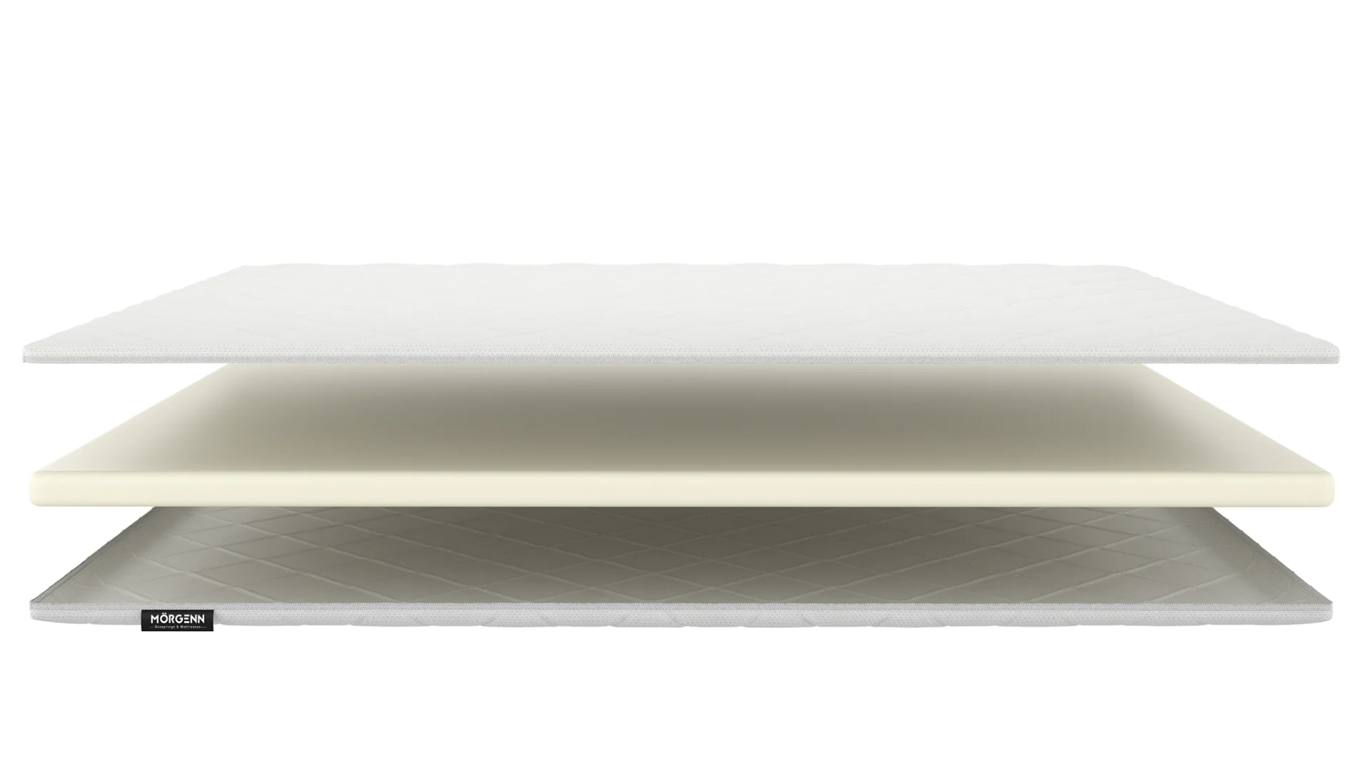 Mörgenn Topmatras Traagschuim - Dikte: 4 cm - 140x200 - Afbeelding 2