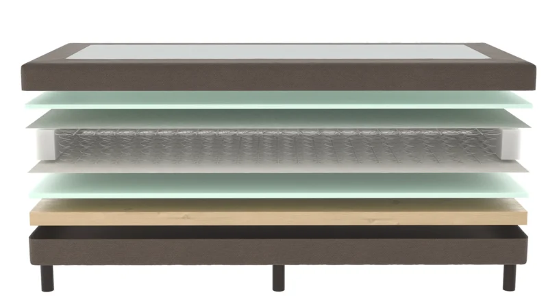 Boxspring Bonellvering Onderbox 70 x220 Luxe Slaapcomfort - Afbeelding 2