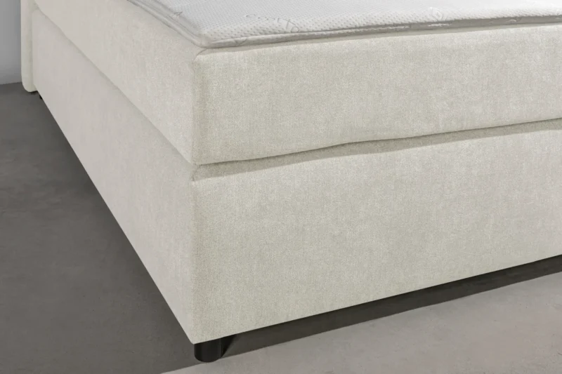 Boxspring Beige Pocketvering 200 x200 7 comfortzones + Topper - Afbeelding 4