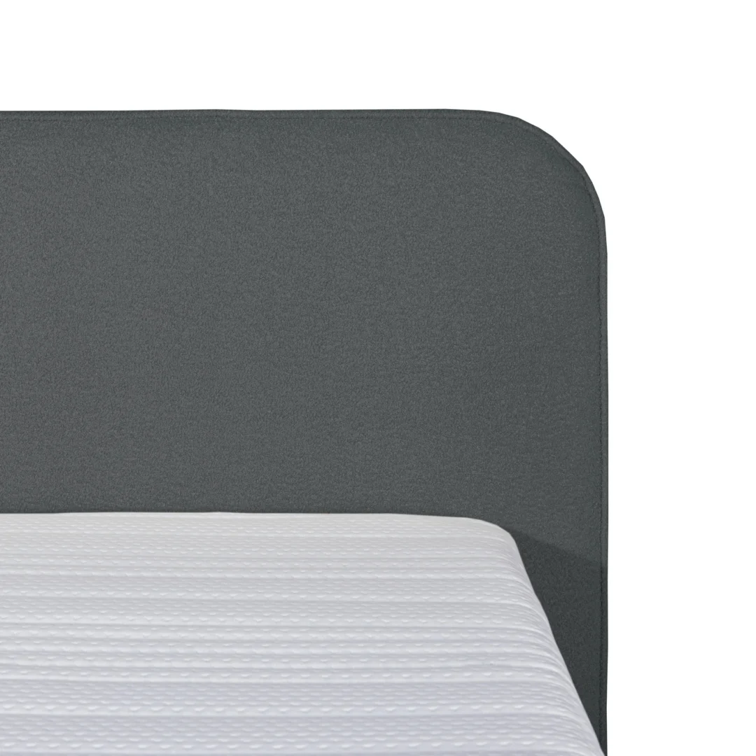 Boxspring Gerecyclede Bouclé Antraciet Pocketvering 160 x210 - Afbeelding 3