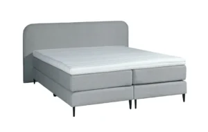 Boxspring Bouclé Grijs 180 x210 Pocketvering+Koudschuim