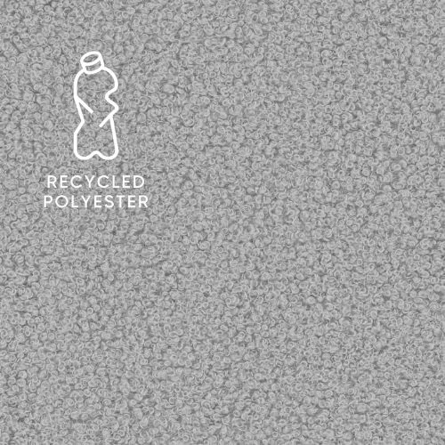 Boxspring Bouclé Grijs 90 x210 Met Topper & Pocketvering - Afbeelding 5