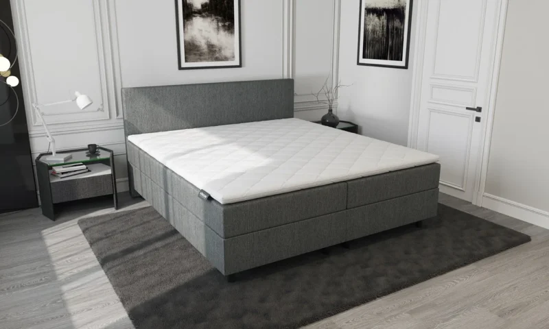 Boxspring Antraciet met Opbergruimte 160 x210 Pocketvering - Afbeelding 5