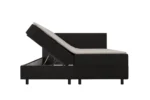Boxspring Zwart Opbergruimte 160 x200 met Topper Pocketvering