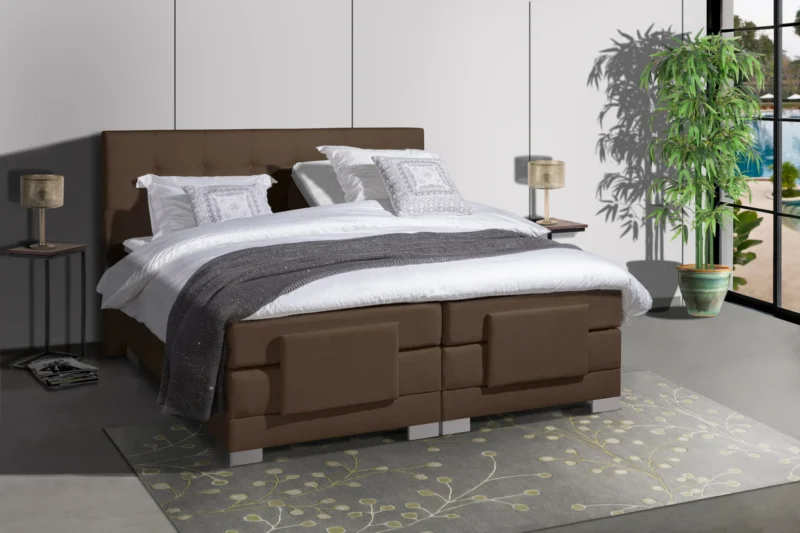 Elektrische Boxspring Nauplion van Mörgenn - Complete set incl. montage 180x200
