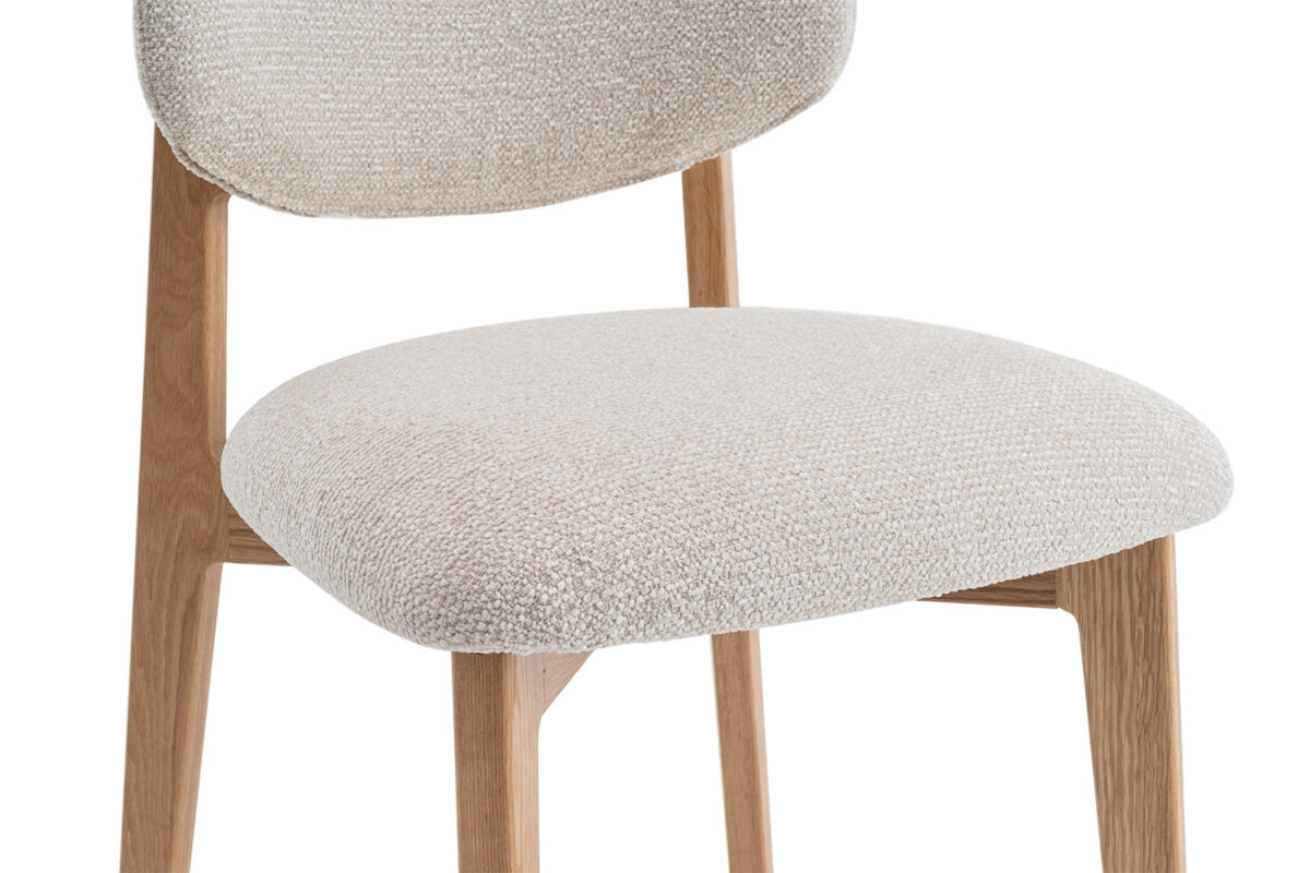 Eetkamerstoel Cordoba Zonder armleuning naturel eiken beige – foto 11