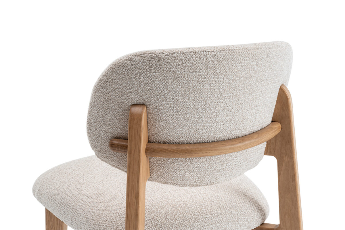 Eetkamerstoel Cordoba Zonder armleuning naturel eiken beige – foto 14