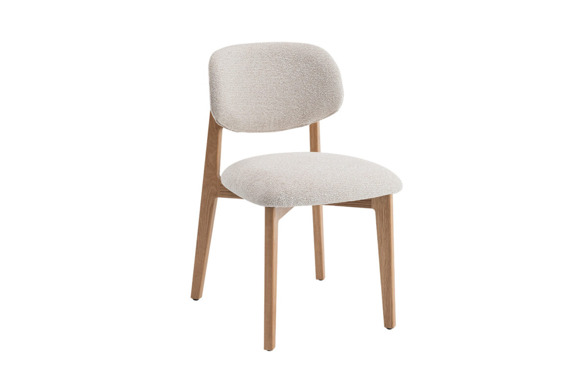 Eetkamerstoel Cordoba Zonder armleuning naturel eiken beige – foto 5