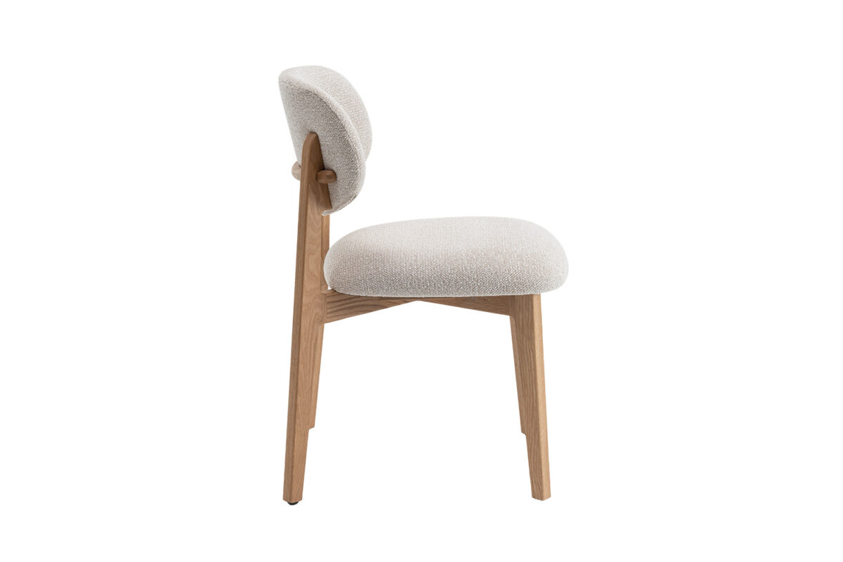 Eetkamerstoel Cordoba Zonder armleuning naturel eiken beige – foto 7
