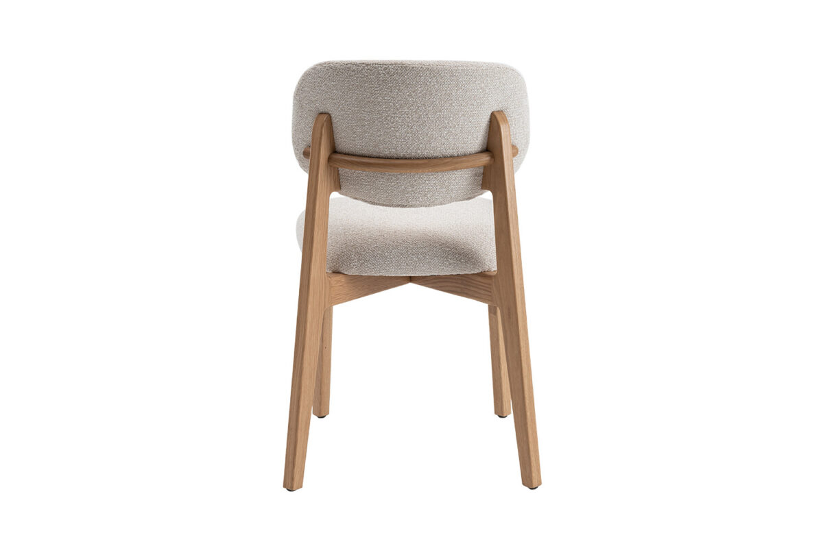Eetkamerstoel Cordoba Zonder armleuning naturel eiken beige – foto 9