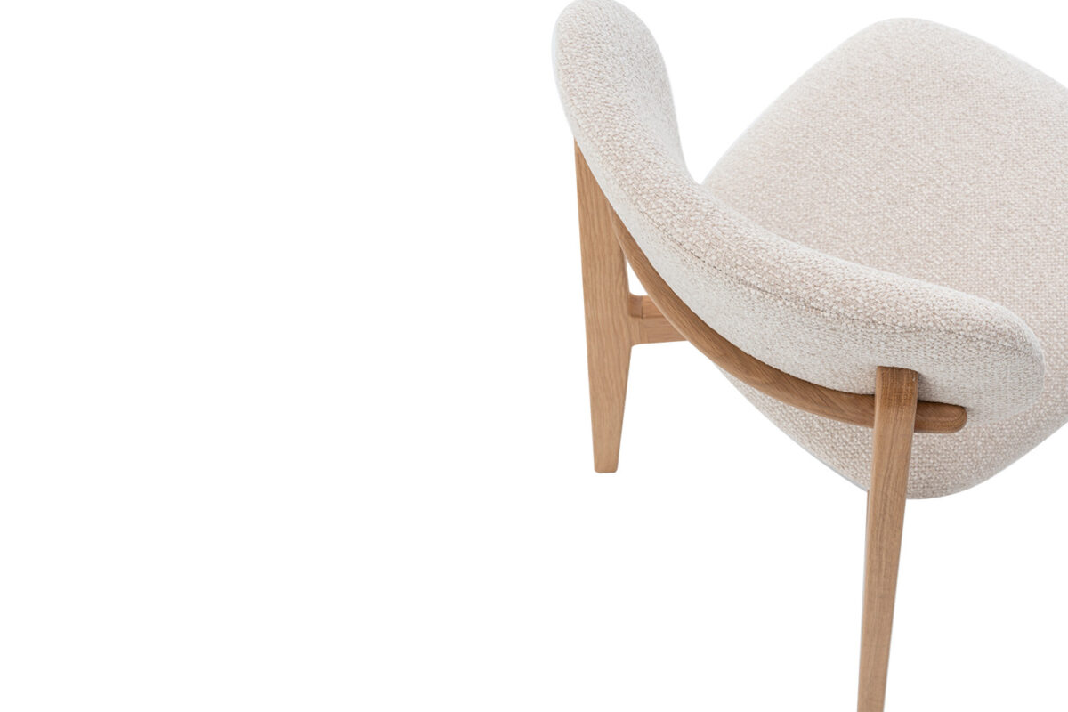 Eetkamerstoel Cordoba Zonder armleuning naturel eiken beige – foto 10