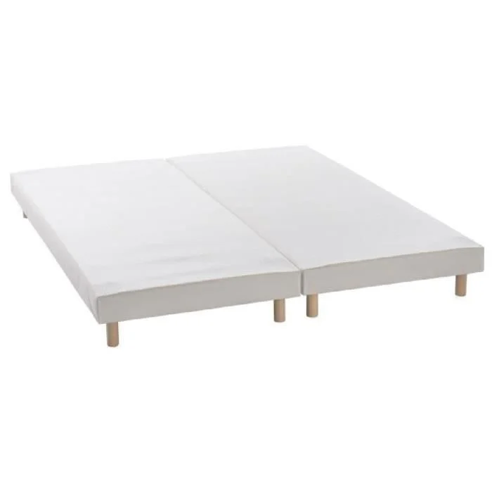 Lattenbodem 180 x 200 cm Wit Massief Grenen met Poten - Afbeelding 2