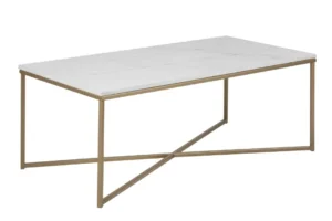 De Salontafel Wit 60 x 46 CM Rechthoek is een rechthoekige salontafel van wit kunststof met een minimalistisch ontwerp.