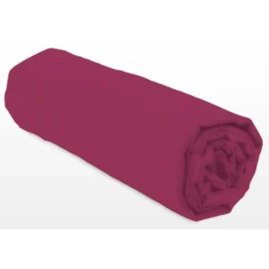 Hoeslaken 160 x 200 cm Fuchsia diepe hoek 30 cm LOVELY HOME
