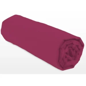 Hoeslaken 140 x 190 cm Fuchsia Elastiek rondom