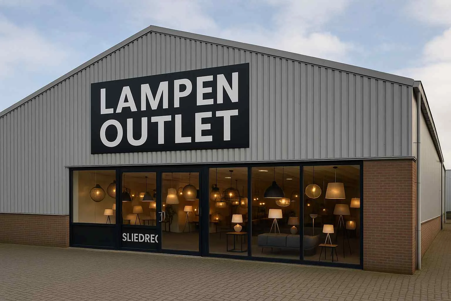 Lampen Outlet winkel in Sliedrecht. Is een harde of zachte stoel beter tegen rugpijn is hier niet te zien.