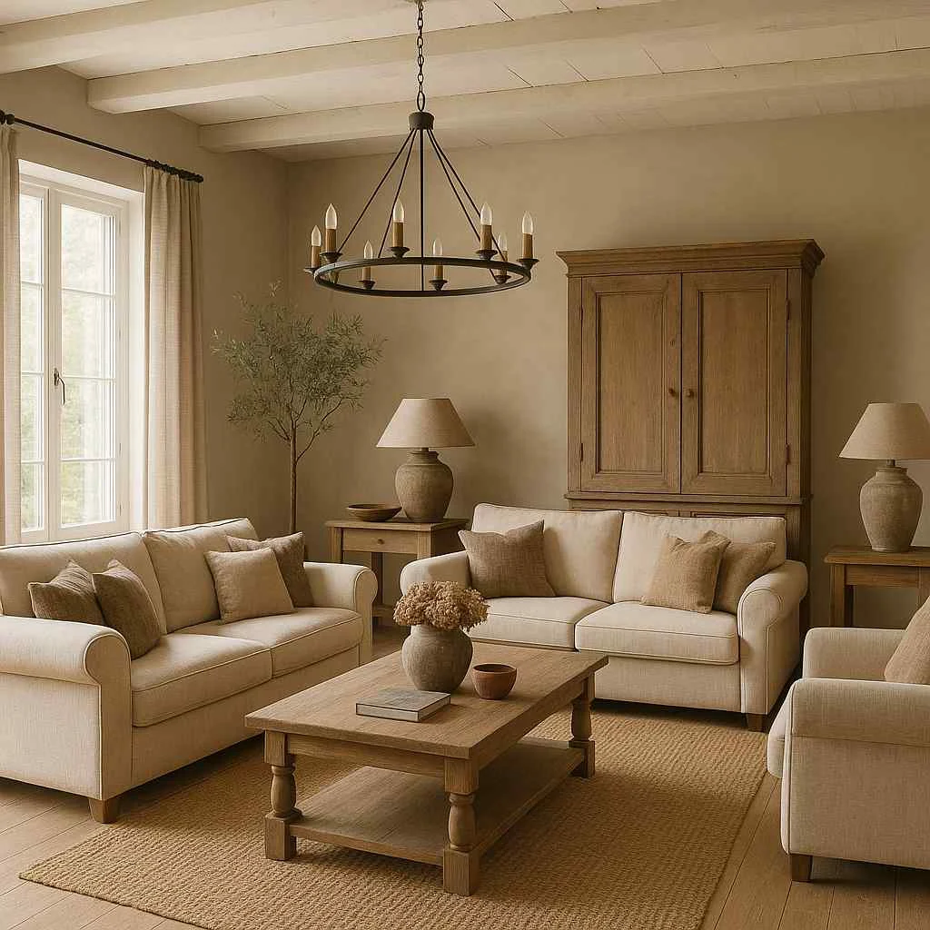 Landelijke Woonkamer Stijl – Warm & Tijdloos Interieur
