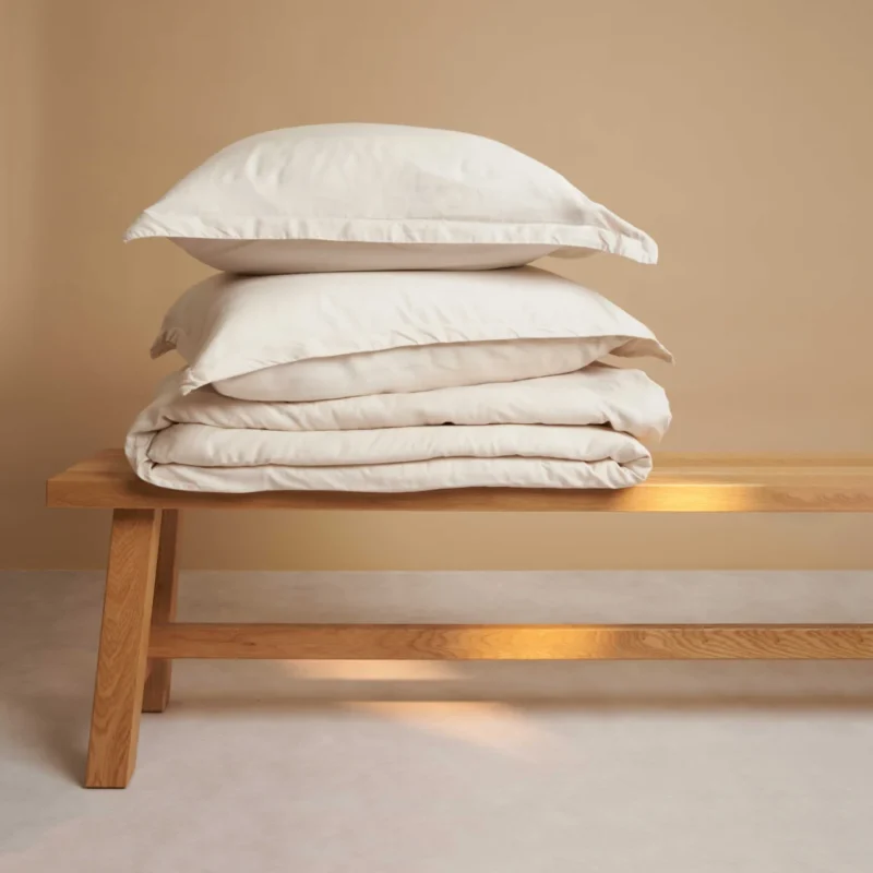 Dekbedovertrek 200x220 Beige Rustige  uitstraling - Afbeelding 5