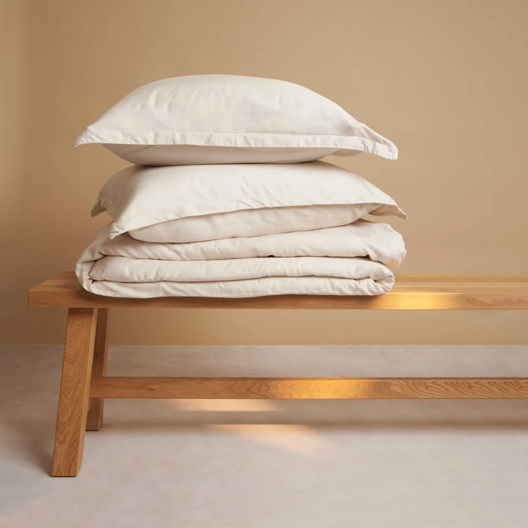 Dekbedovertrek 200x220 Beige Rustige  uitstraling - Afbeelding 5
