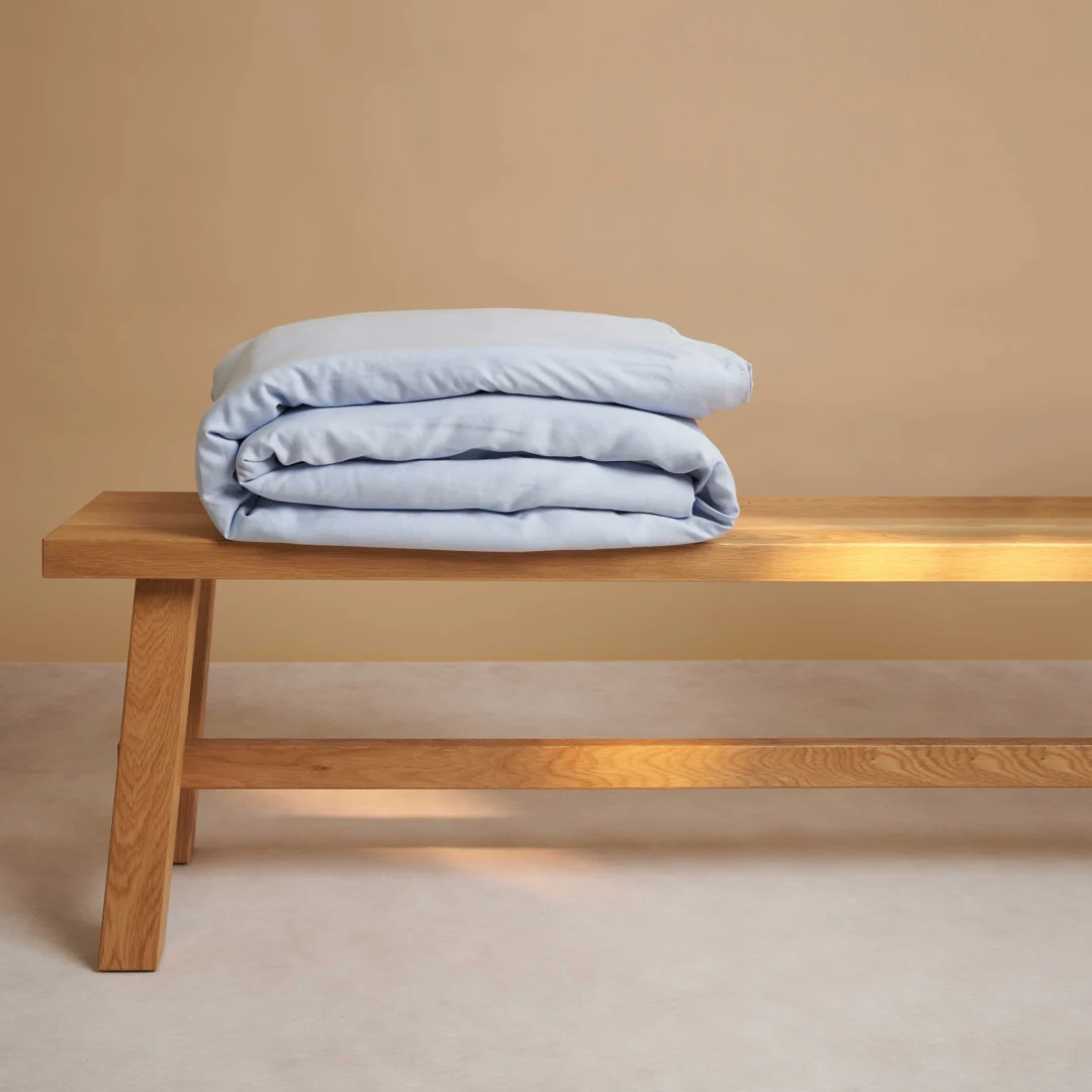 Dekbedovertrek Blauw 200x220 Strakke  pasvorm - Afbeelding 4