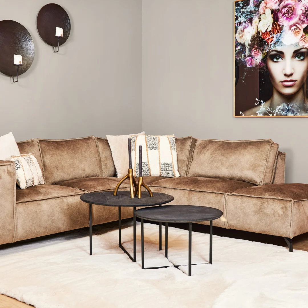 Salontafel Zwart 74 X 20 CM Nieuwe Sfeer Salontafel Zwart 74 X 20 CM Nieuwe Sfeer