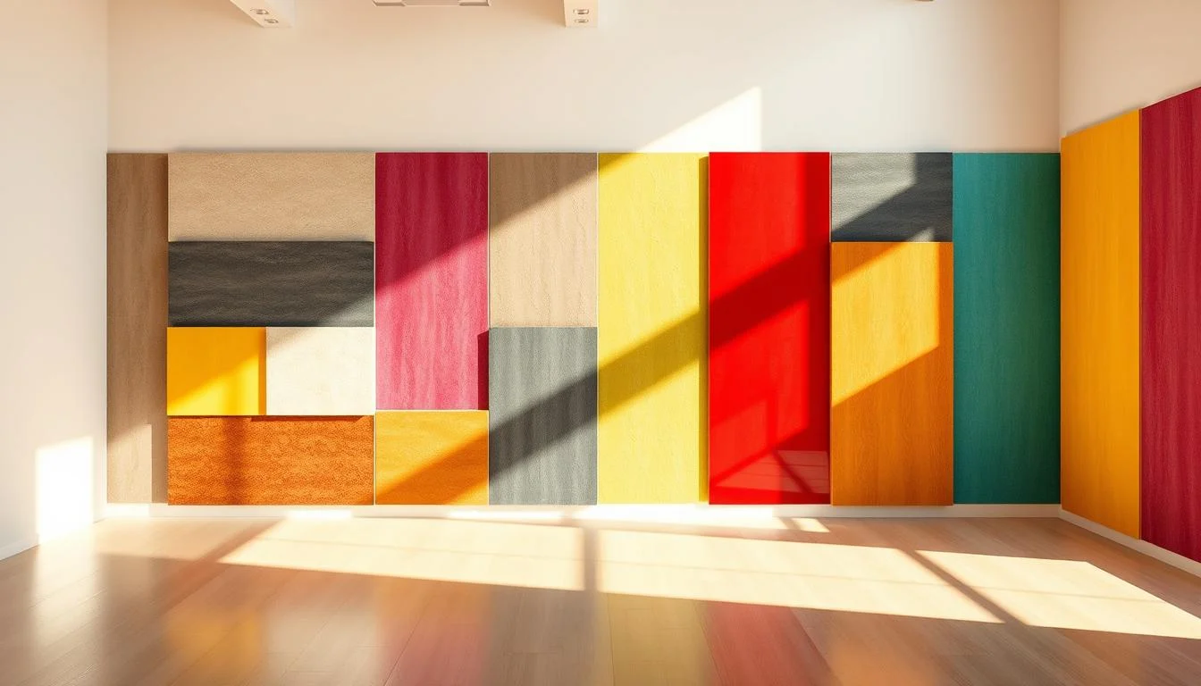 wandpanelen verschillende kleuren