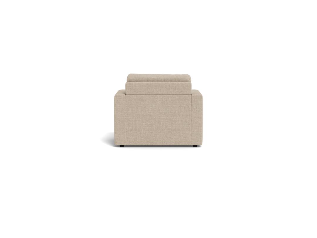 Slaapbank Zoonnik beige metaal - Afbeelding 4