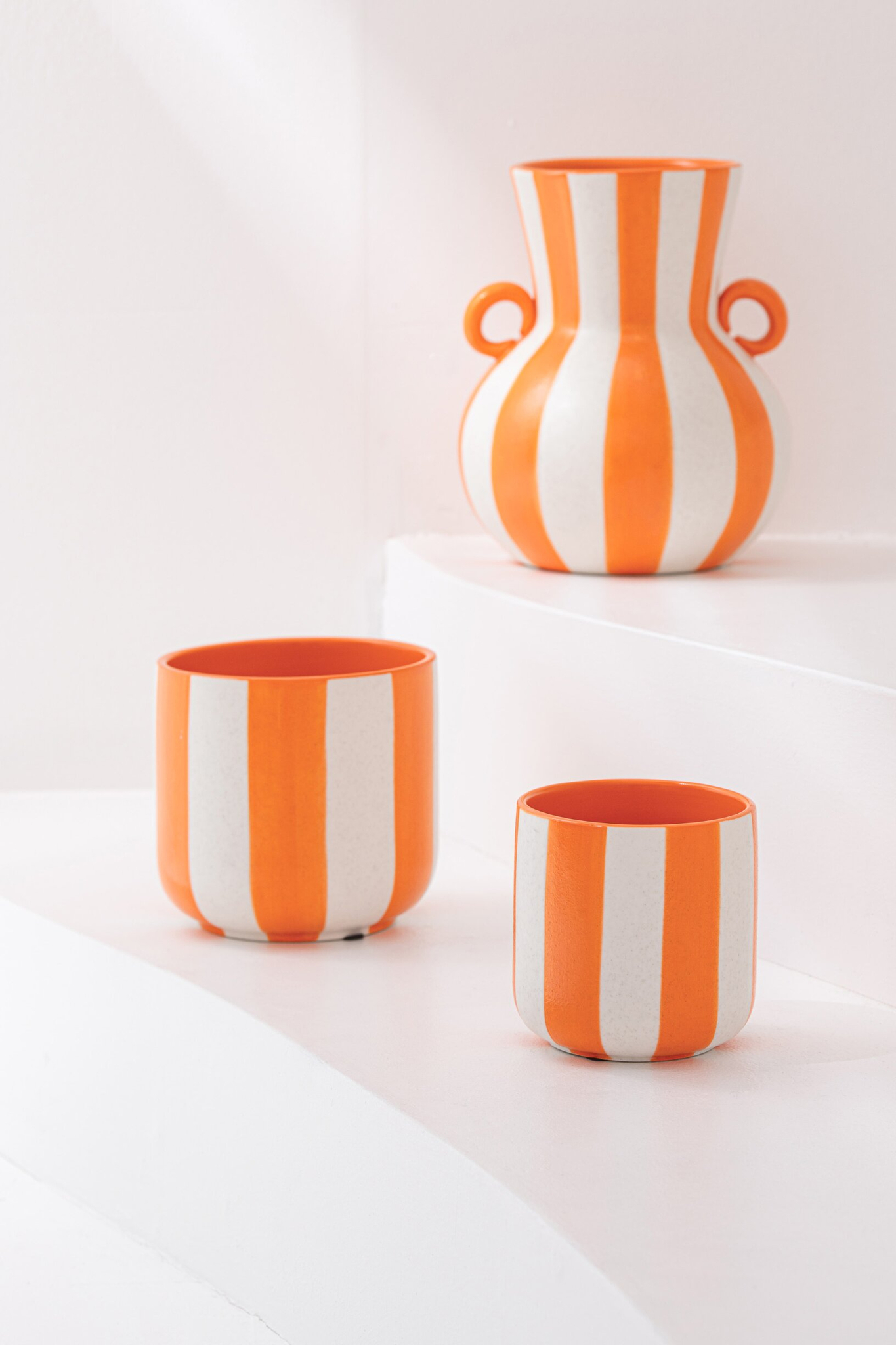 Vaas Riemol H25 oranje terra keramiek - Afbeelding 5