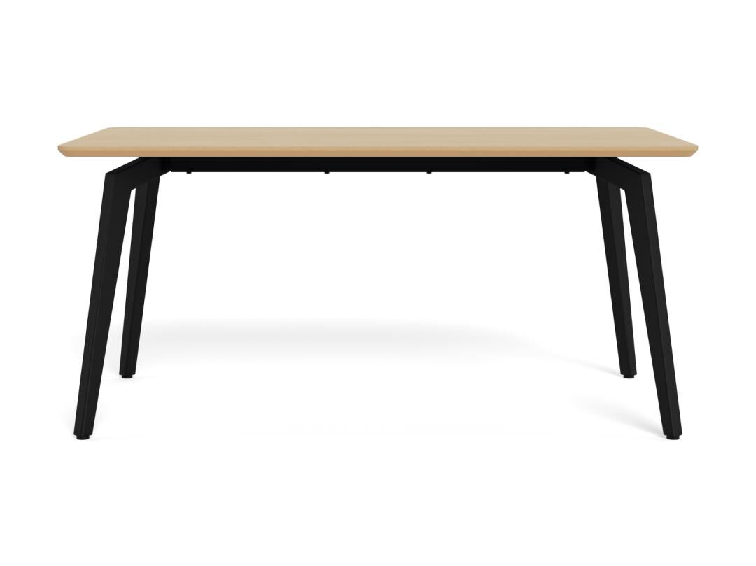 Eettafel Nieuwe Sfeer 90 x 75 CM Rond Eikenhout Staal Staal - Afbeelding 2