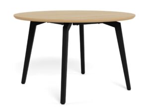 Eettafel Nieuwe Sfeer 120 CM Rond  Eikenhout Staal