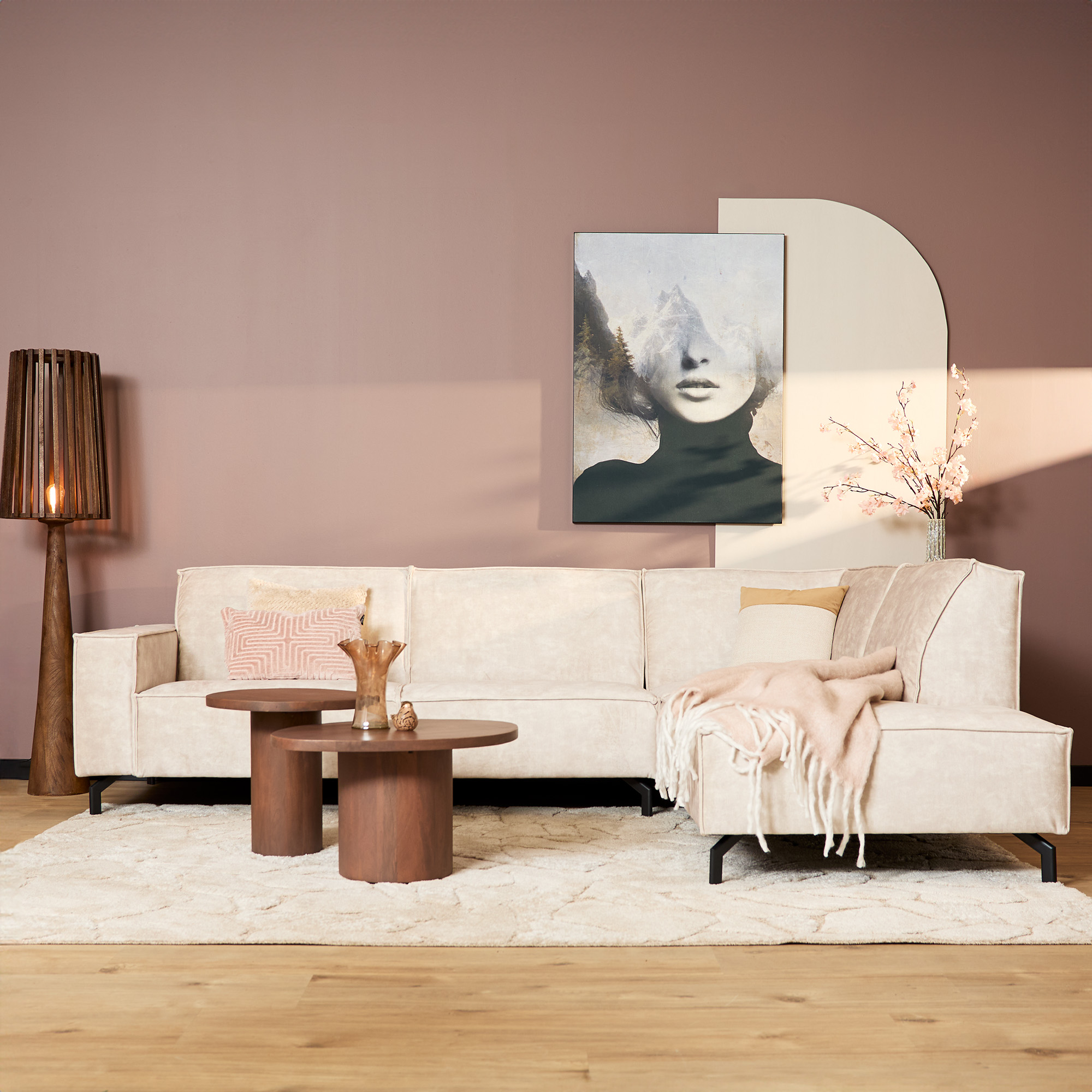 Bank Slaskia beige velvet - Afbeelding 11