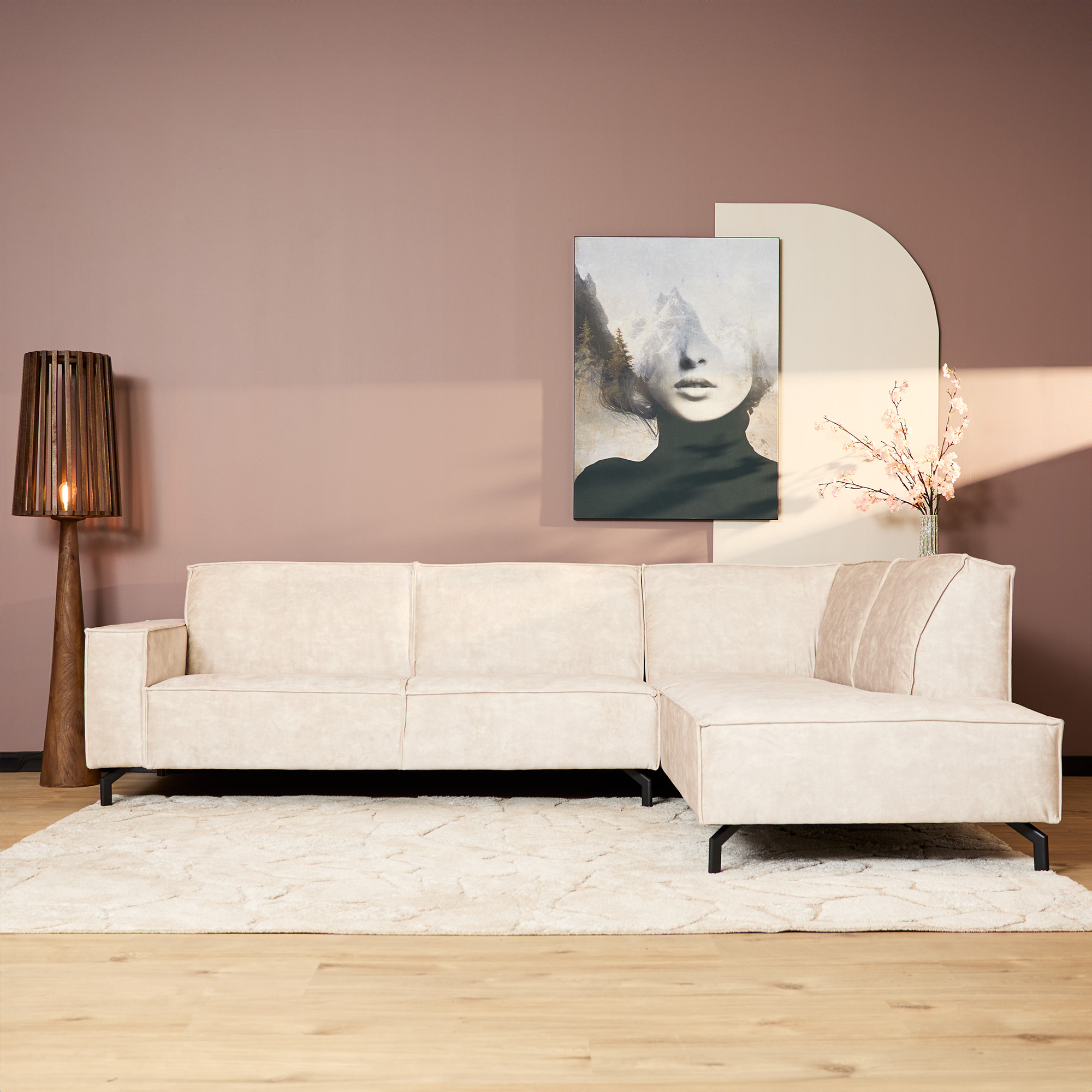 Bank Slaskia beige velvet - Afbeelding 14