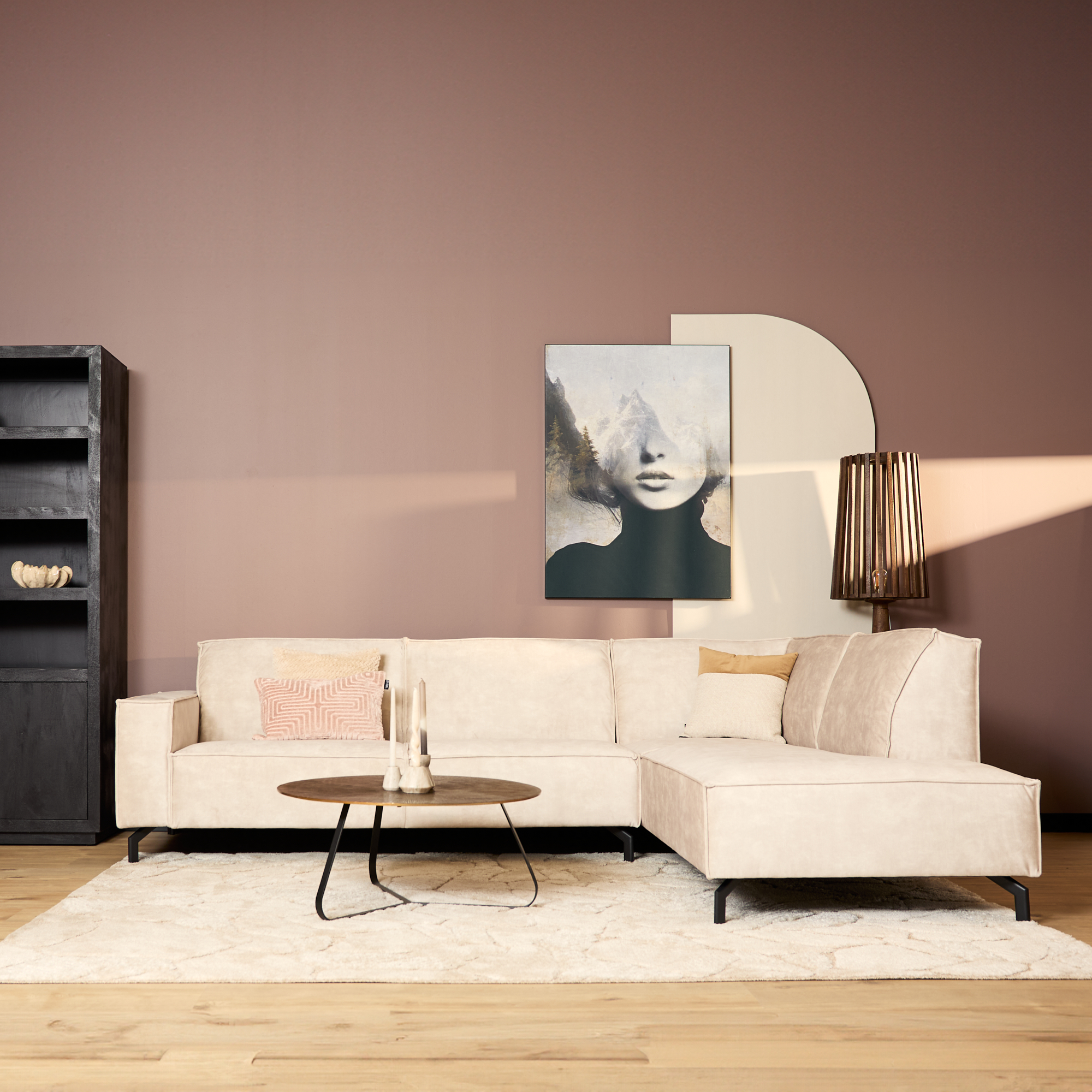Bank Slaskia beige velvet - Afbeelding 7