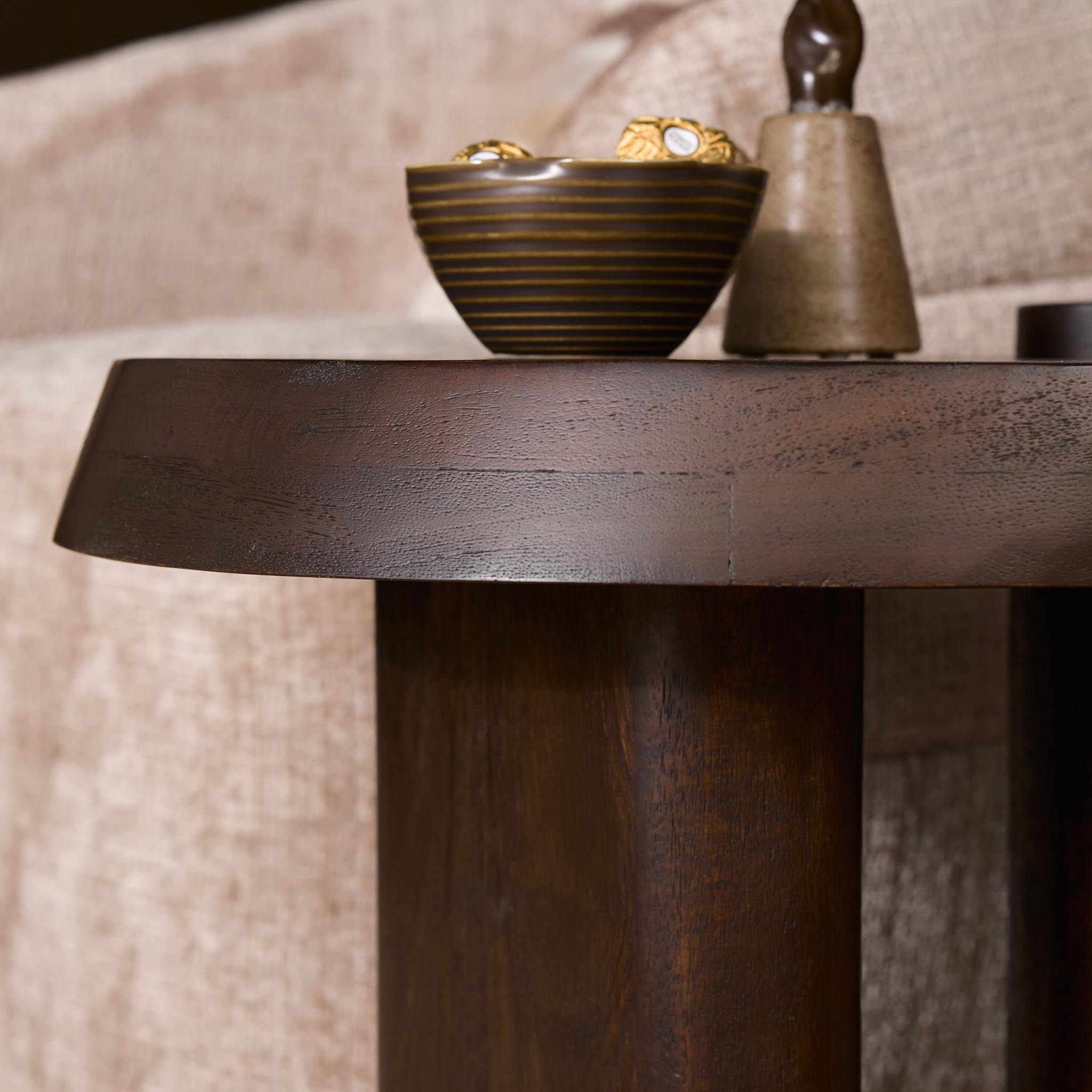 Salontafel Kauba 125 cm hout - Afbeelding 4