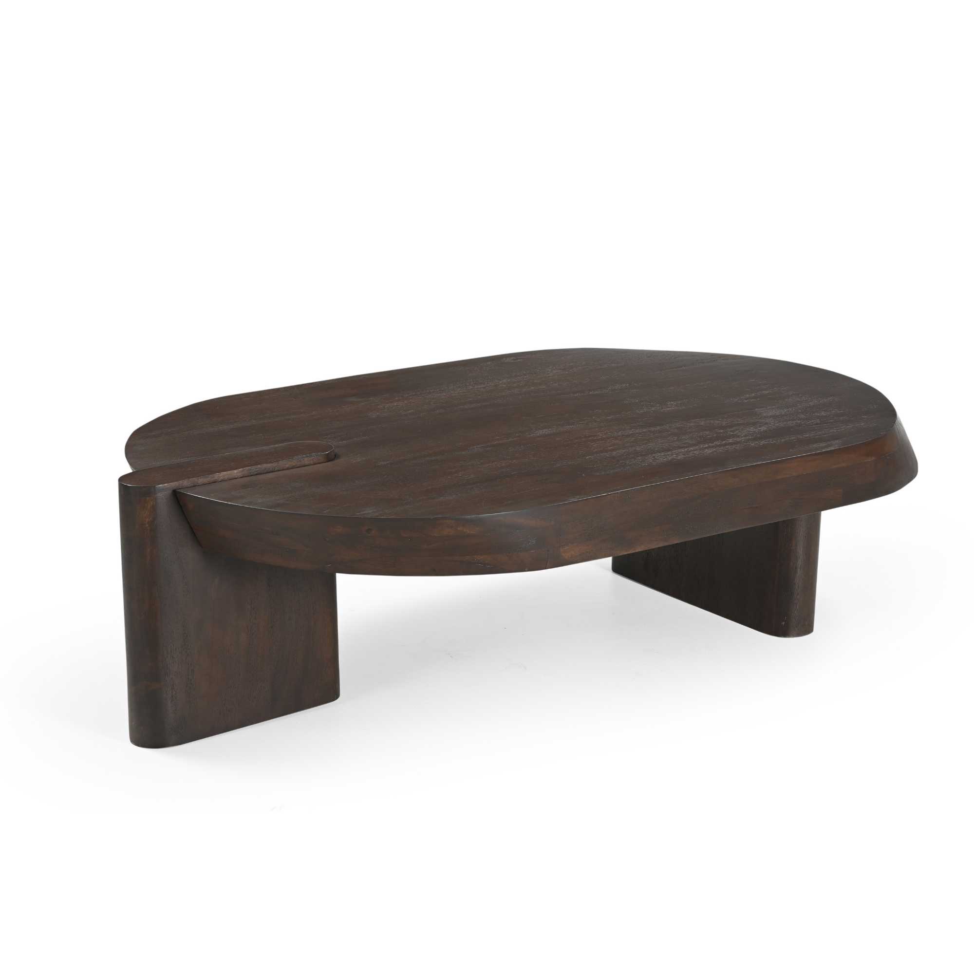 Salontafel Kauba 125 cm hout - Afbeelding 7