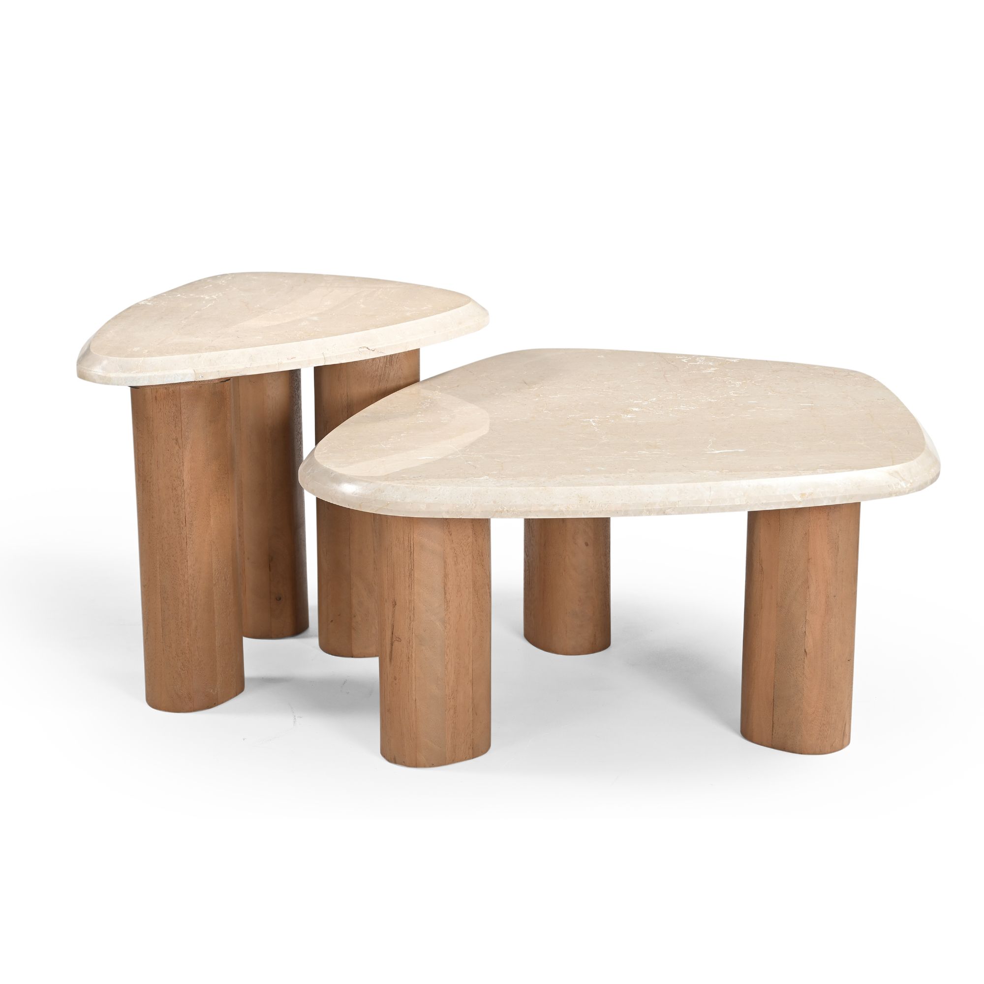 Salontafel Kebol 84 cm hout - Afbeelding 6
