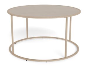 Salontafel Grijs 80 CM Rond Kunststof  Vierkant