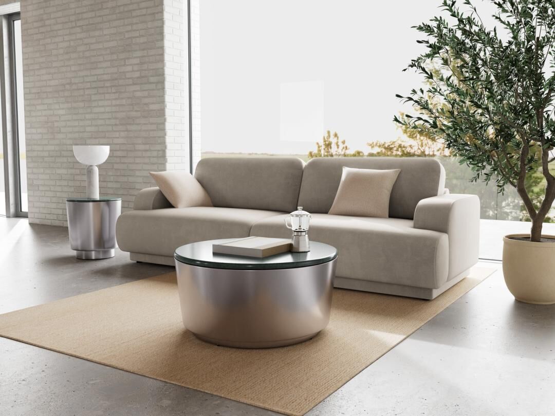 Salontafel Groen 45 CM Rond Marmer - Afbeelding 9