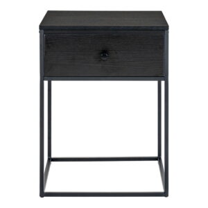 Nachtkastje Zwart Glas 40 x 40 x 55 CM