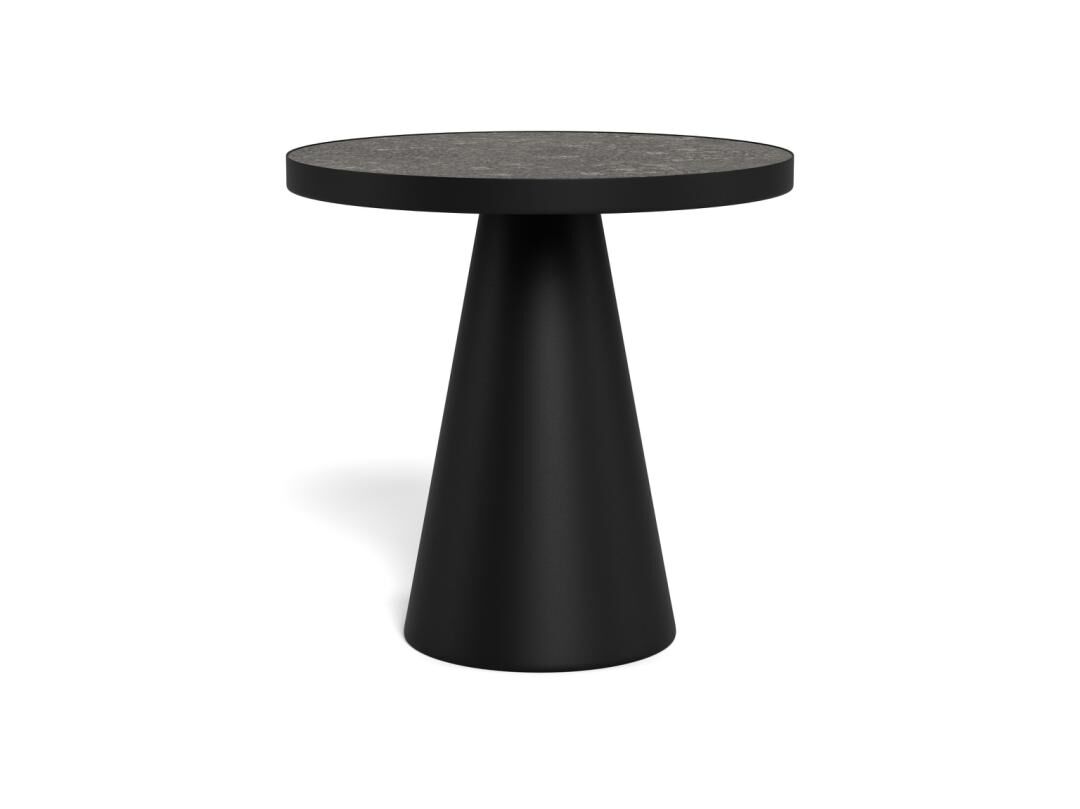 Salontafel Zwart 45 CM Rond Keramiek - Afbeelding 3